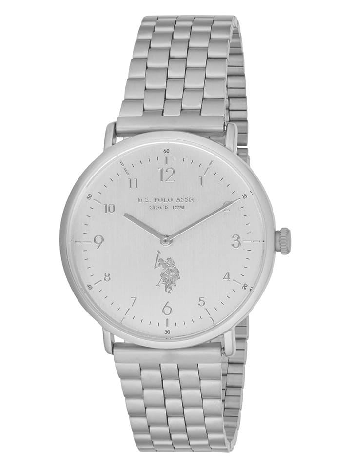 U.S. Polo Assn. Zegarek kwarcowy w kolorze srebrnym rozmiar: onesize