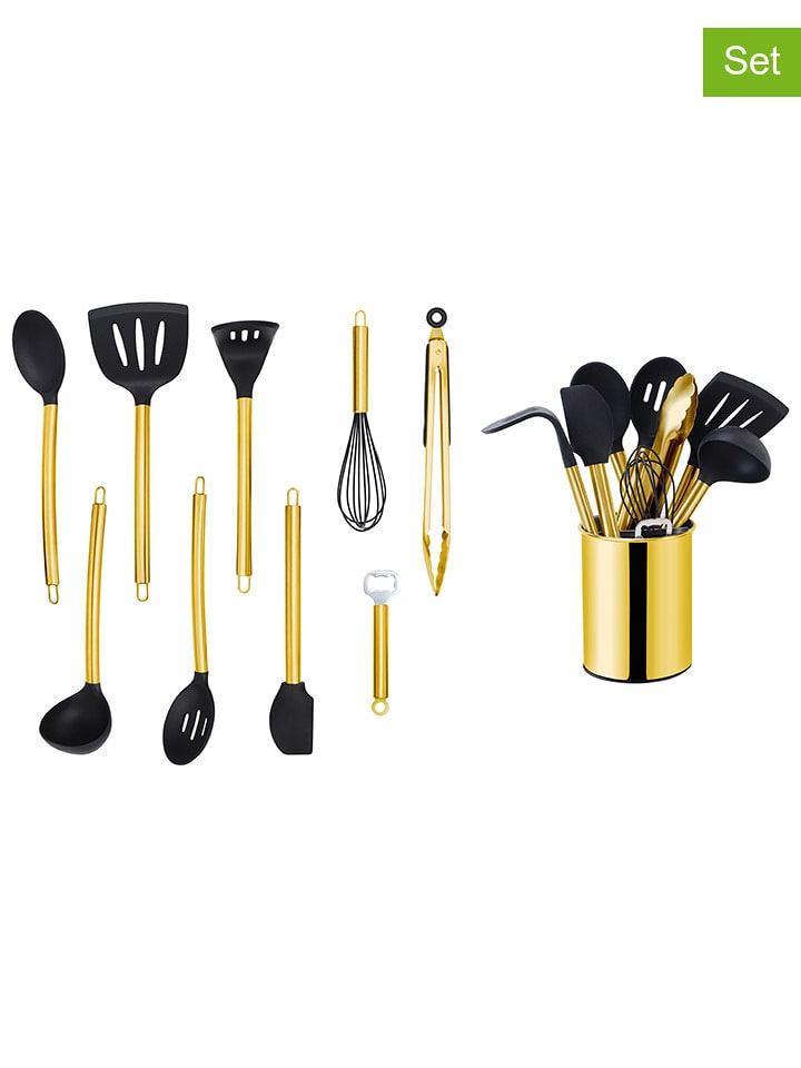 Echtwerk 10-częściowy zestaw pomocy kuchennych w kolorze złotym rozmiar: onesize