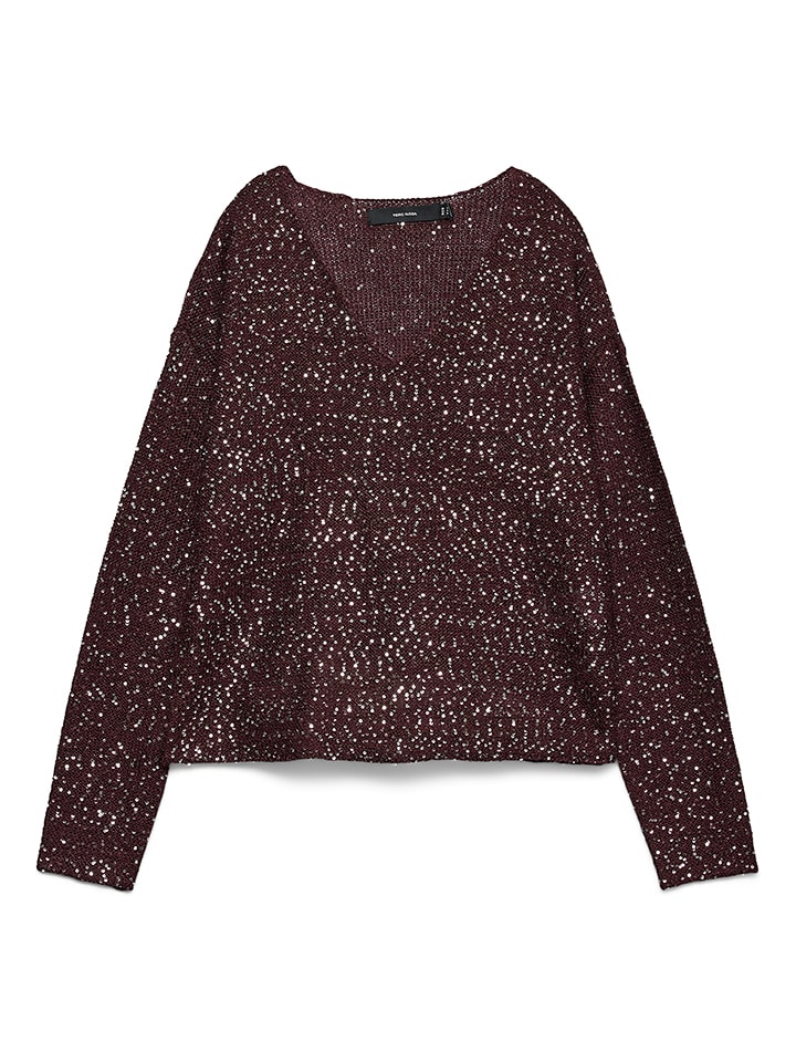 Vero Moda Sweter w kolorze ciemnofioletowym rozmiar: L