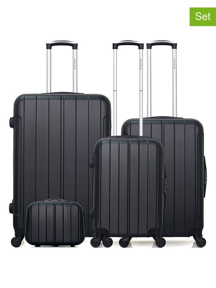 BlueStar 4-częściowy zestaw "Napoli" w kolorze czarnym rozmiar: onesize