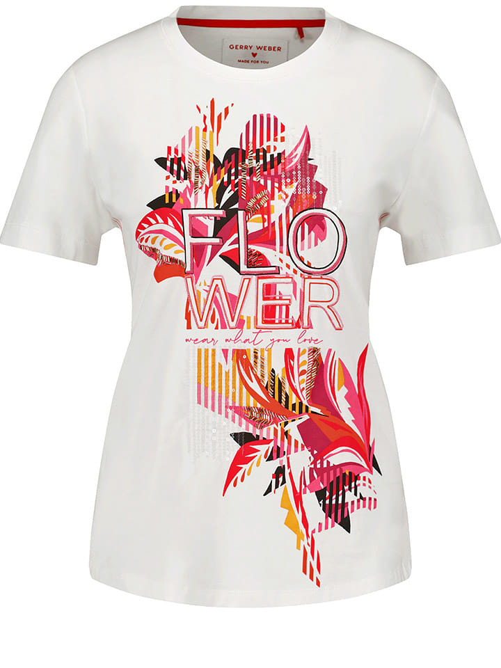 Gerry Weber Koszulka w kolorze białym rozmiar: 48