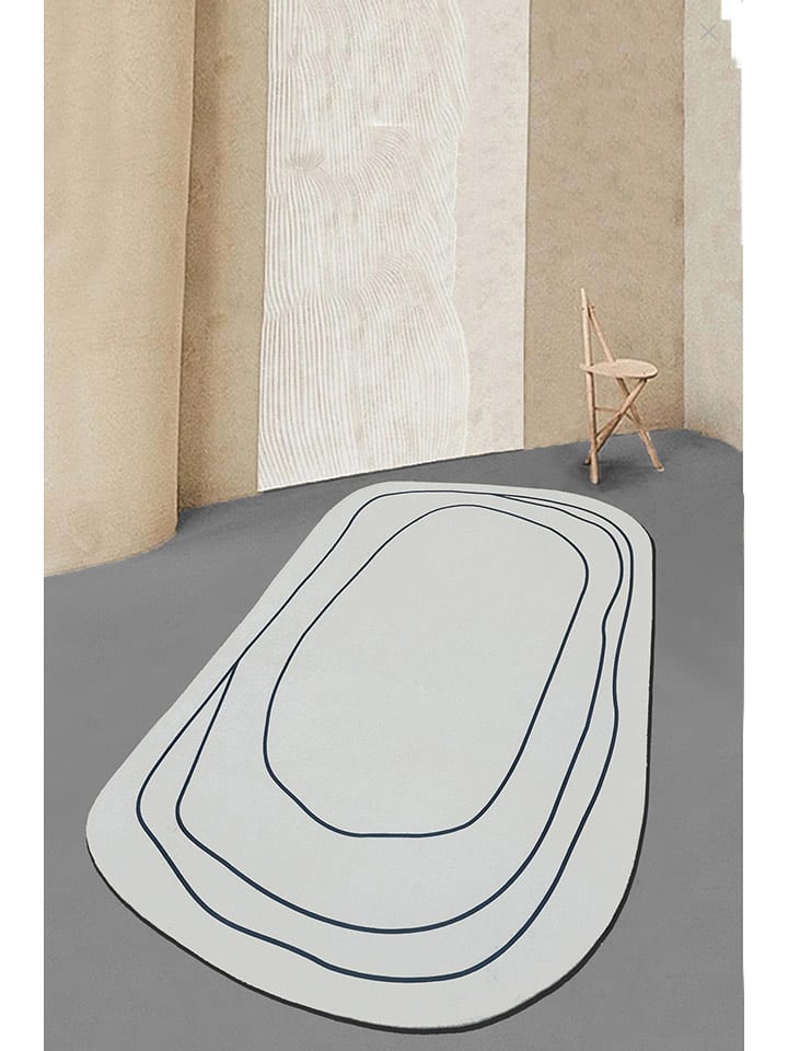 Conceptum Hypnose Dywan "Tropesoid" w kolorze biało-czarnym rozmiar: 200x290 cm