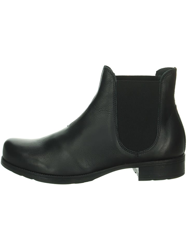 Think! Skórzane sztyblety w kolorze czarnym rozmiar: 38,5