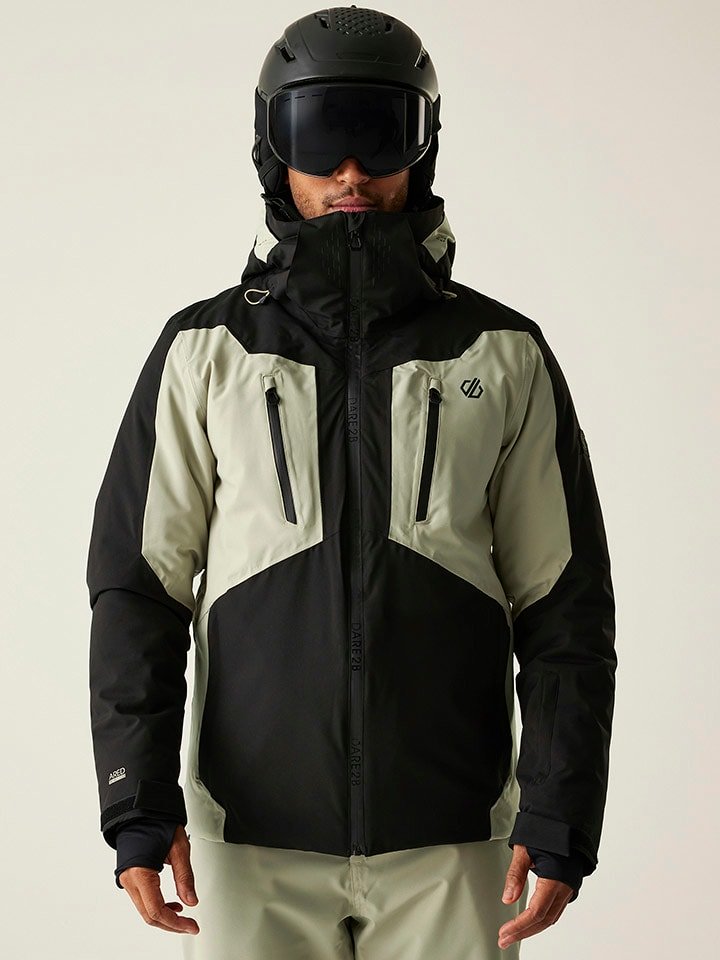 Dare 2b Kurtka narciarska "Assimilate" w kolorze szaro-czarnym rozmiar: XXL