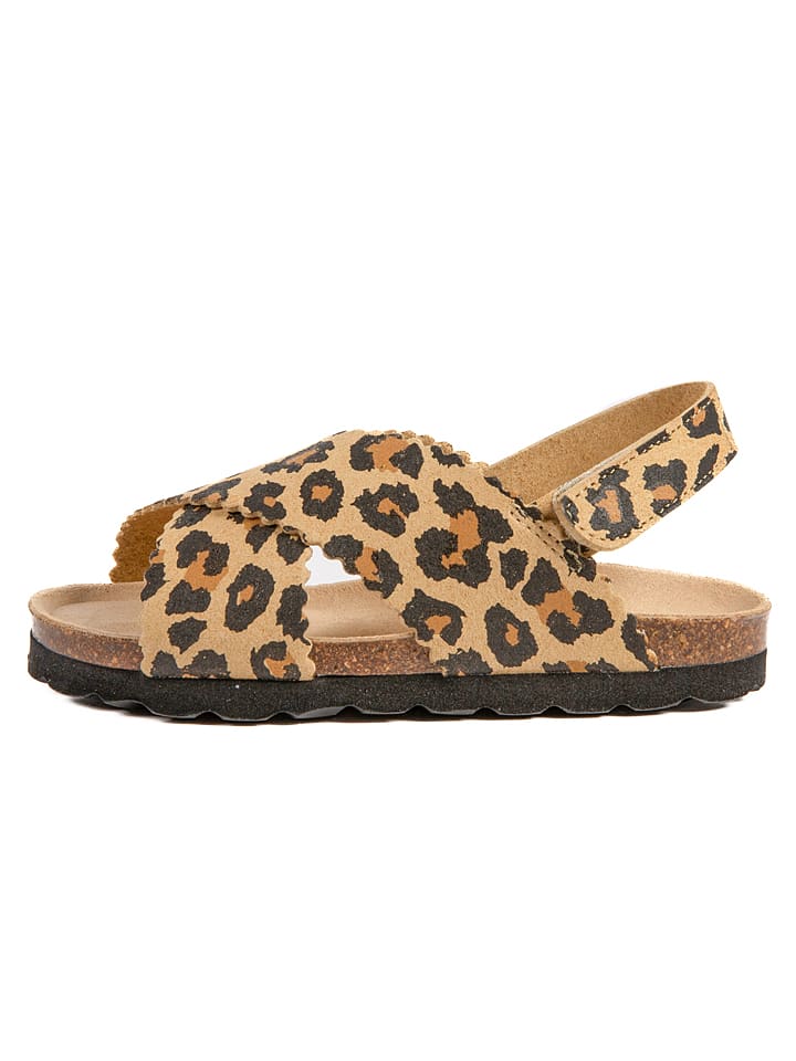 BABUNKERS Family Sandały w kolorze beżowo-brązowym rozmiar: 35