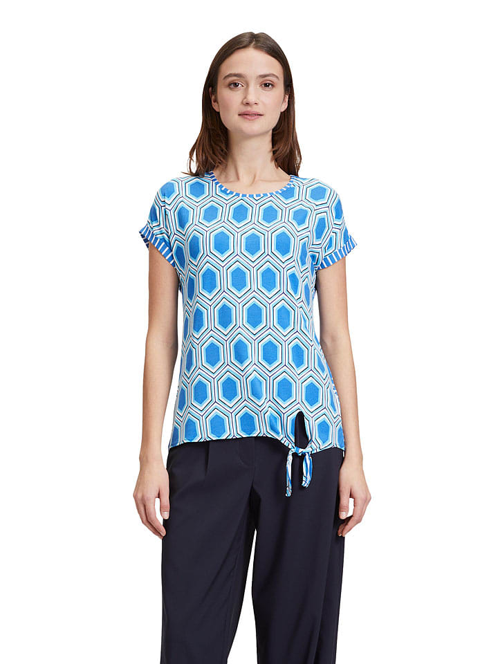 Betty Barclay Koszulka w kolorze błękitno-białym rozmiar: 40