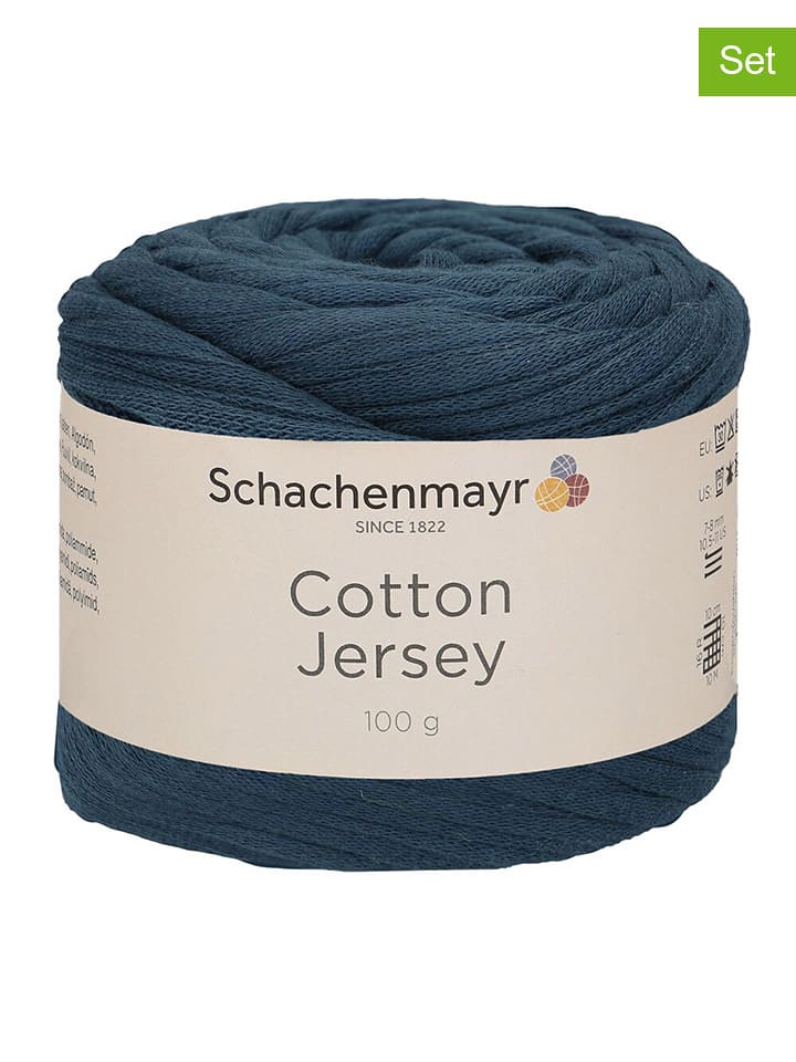 Schachenmayr since 1822 Mieszana przędza bawełniana (9 szt.) w kolorze morskim - 9 x 100 g rozmiar: onesize