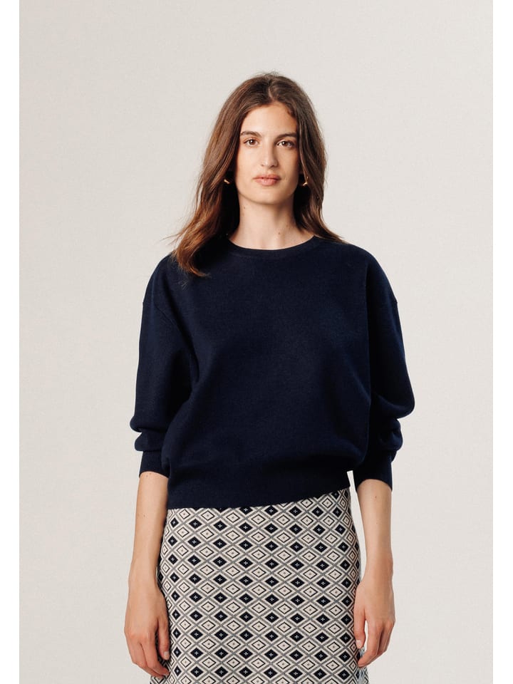 Rodier Sweter w kolorze granatowym rozmiar: L