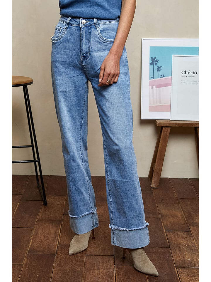 Joséfine Dżinsy "Jermano" w kolorze błękitnym rozmiar: 38