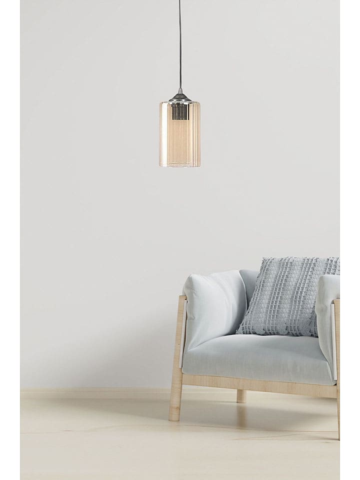 Opviq Lampa wisząca w kolorze żółtym - wys. 60 x Ø 10 cm rozmiar: onesize