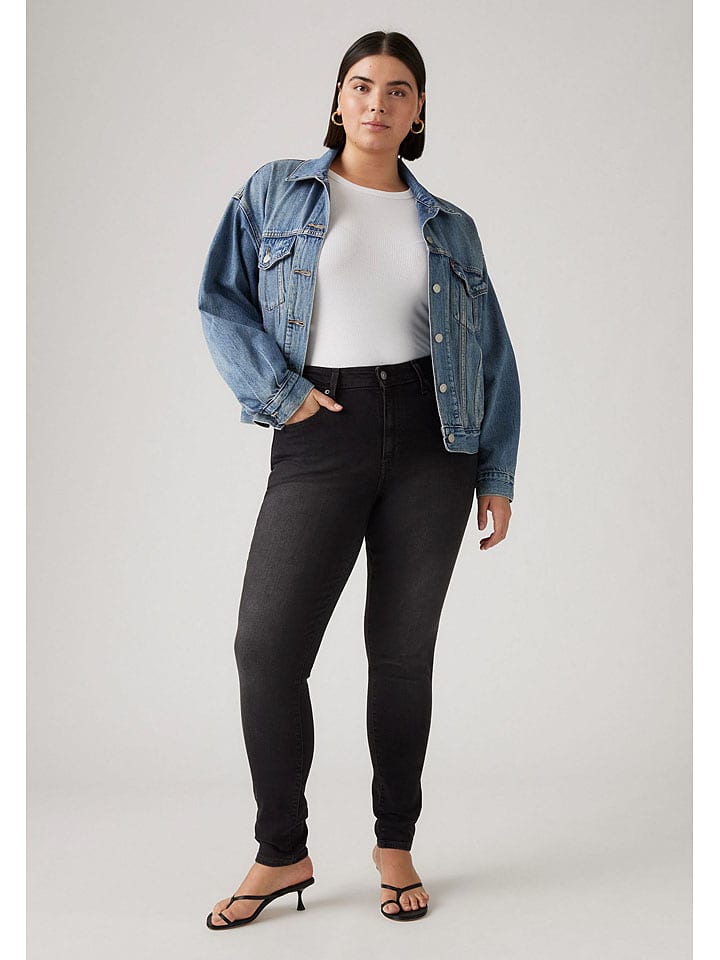 Levi's Dżinsy - Skinny fit - w kolorze czarnym rozmiar: W31/L30