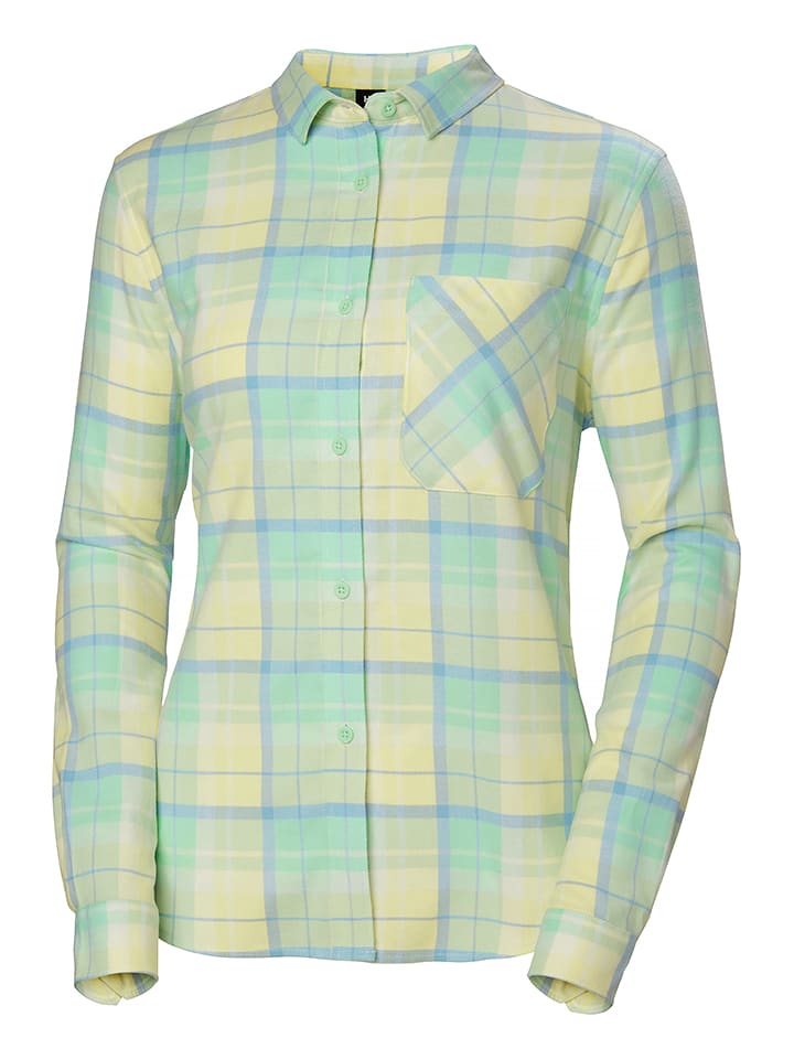 Helly Hansen Koszula "Lokka" w kolorze żółto-błękitnym rozmiar: M