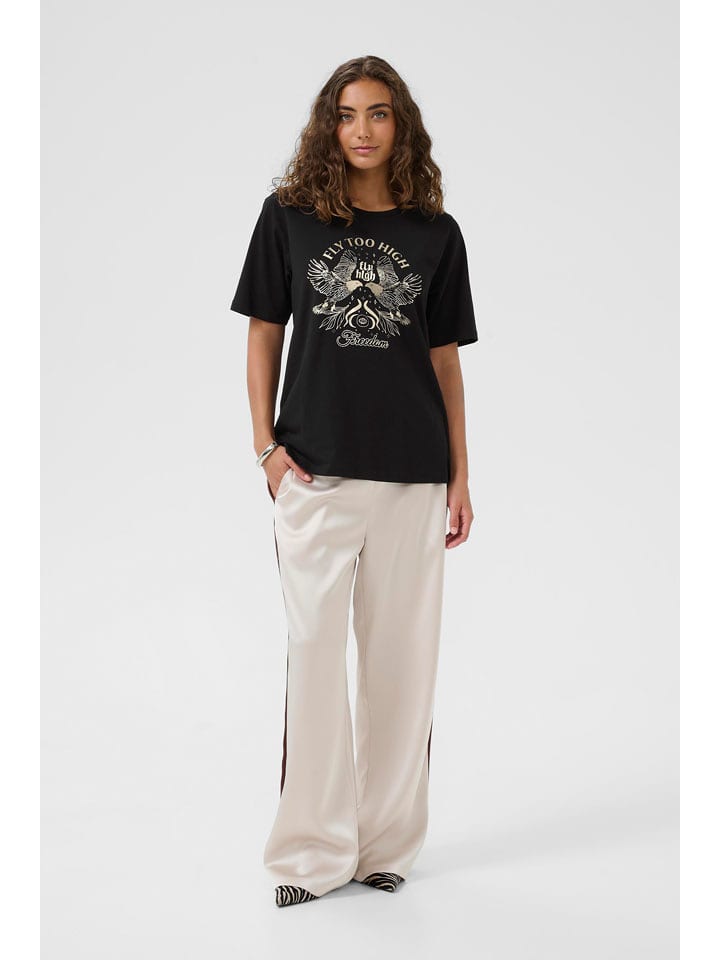 CULTURE Koszulka w kolorze czarnym rozmiar: S