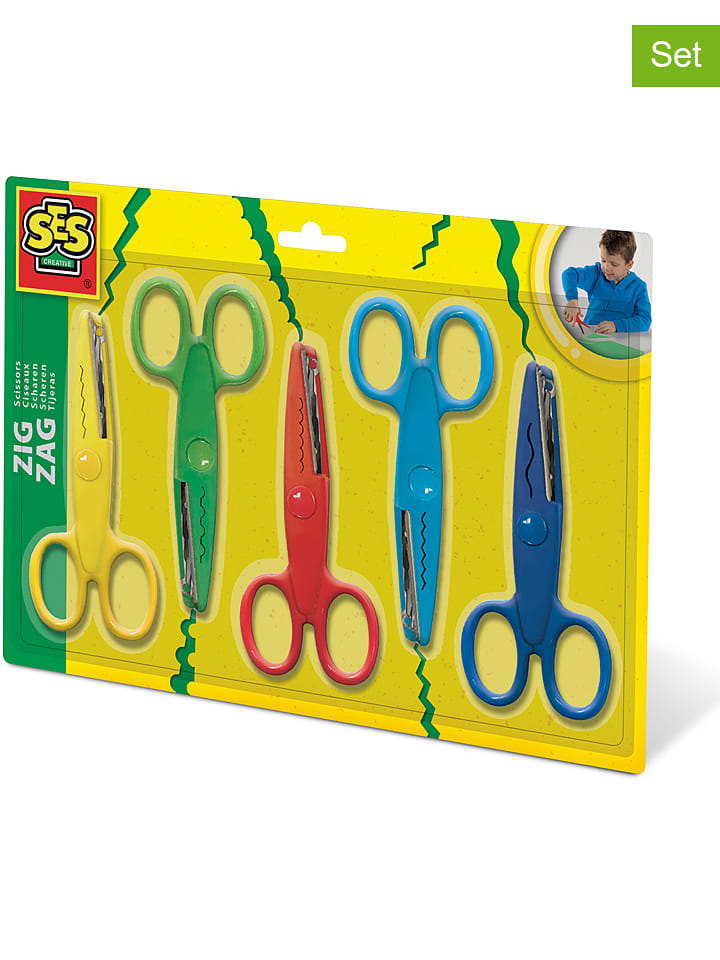 SES 5-częściowy zestaw nożyczek - 3+ rozmiar: onesize