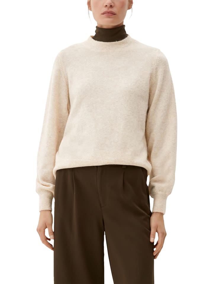 s.Oliver Sweter w kolorze beżowym rozmiar: 42