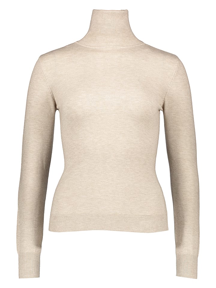 Vila Sweter w kolorze beżowym rozmiar: XL