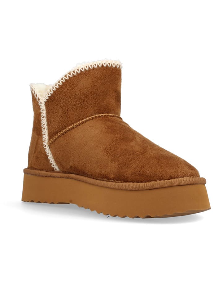 Wrangler Botki zimowe "Elsa" w kolorze jasnobrązowym rozmiar: 36