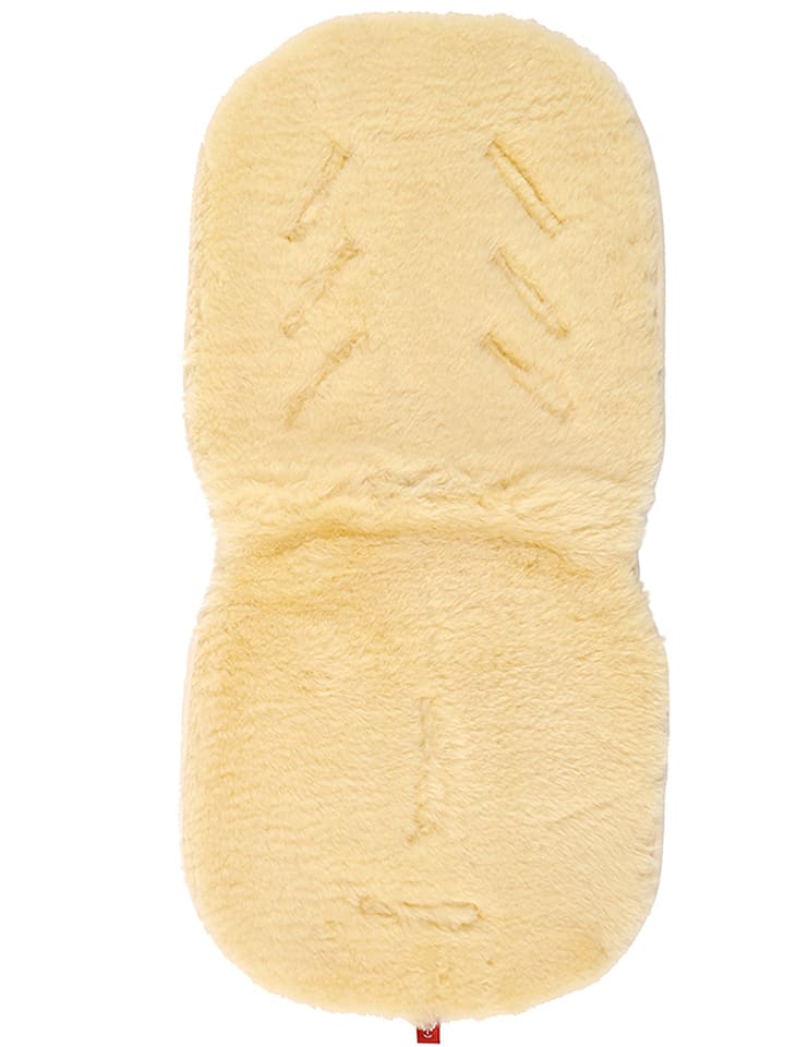 Kaiser Naturfellprodukte Nakładka wełniana w kolorze beżowym - 77 x 35 cm rozmiar: onesize