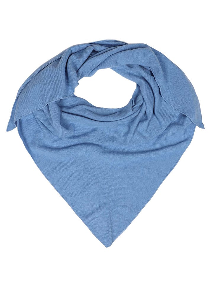 Zwillingsherz Chusta trójkątna w kolorze niebieskim - 200 x 100 cm rozmiar: onesize