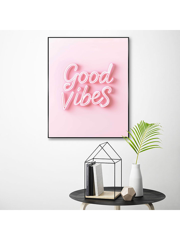 Orangewallz Druk artystyczny "Very Good" w ramce rozmiar: 40x50 cm