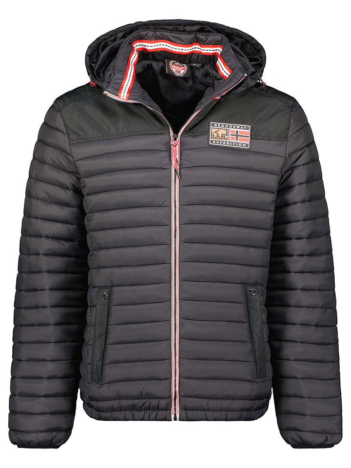 Geographical Norway Kurtka pikowana "Adalmo" w kolorze czarnym rozmiar: S
