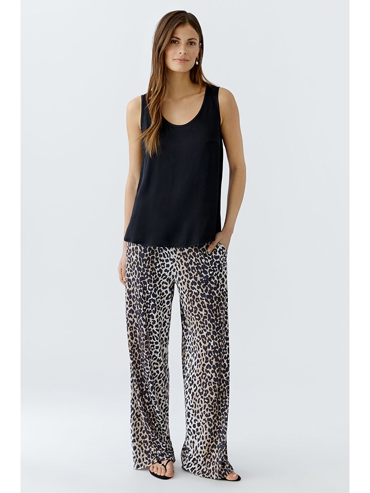 Oui Top w kolorze czarnym rozmiar: 40