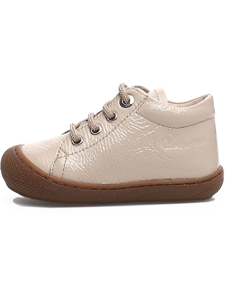 Naturino Skórzane buty "Cocoon" w kolorze kremowym do nauki chodzenia rozmiar: 21