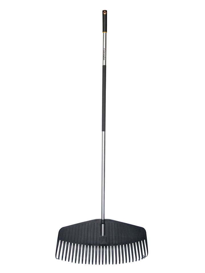 Fiskars Miotła w kolorze srebrno-czarnym do liści rozmiar: onesize