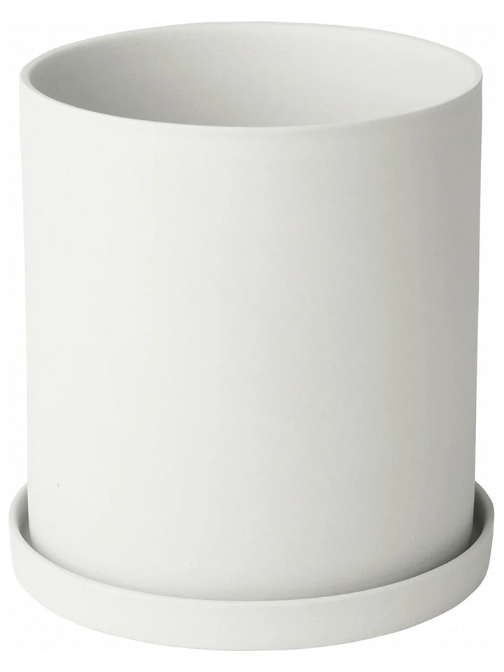 Blomus Doniczka "Nona" w kolorze białym na zioła - Ø 12,5 cm rozmiar: onesize