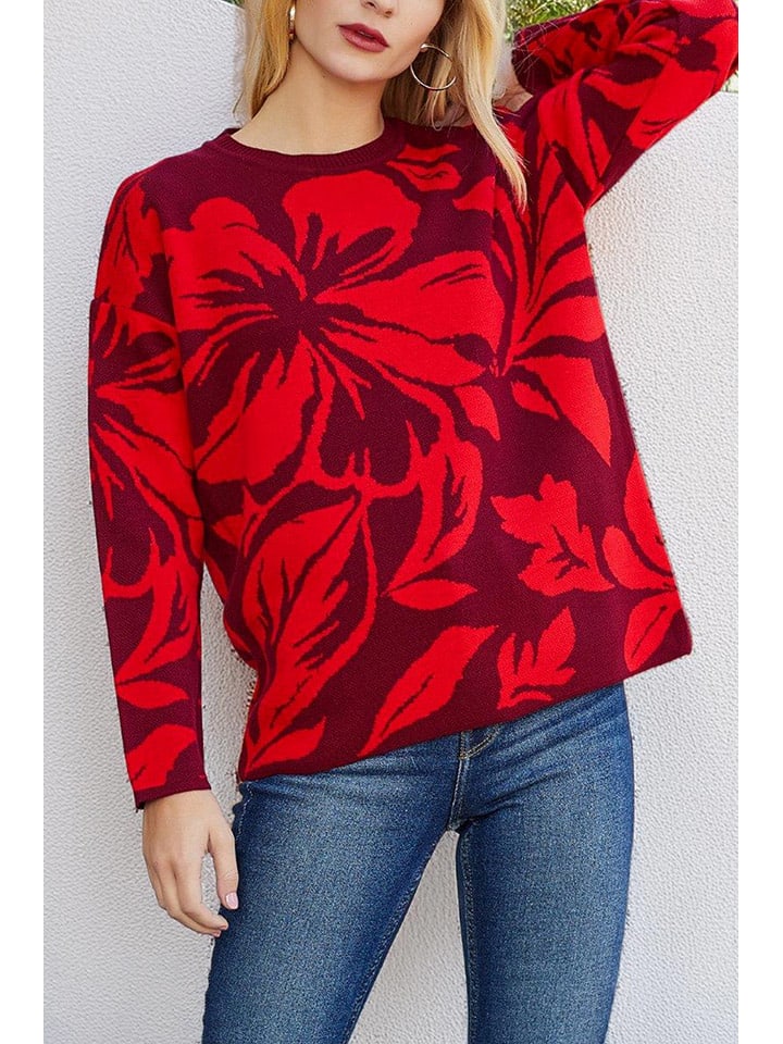 LA Angels Sweter w kolorze czerwonym rozmiar: XL