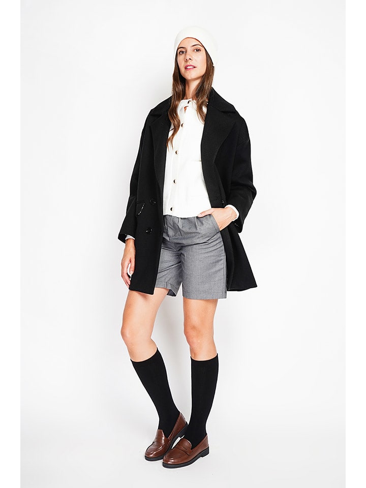 ASSUILI Płaszcz przejściowy w kolorze czarnym rozmiar: 38