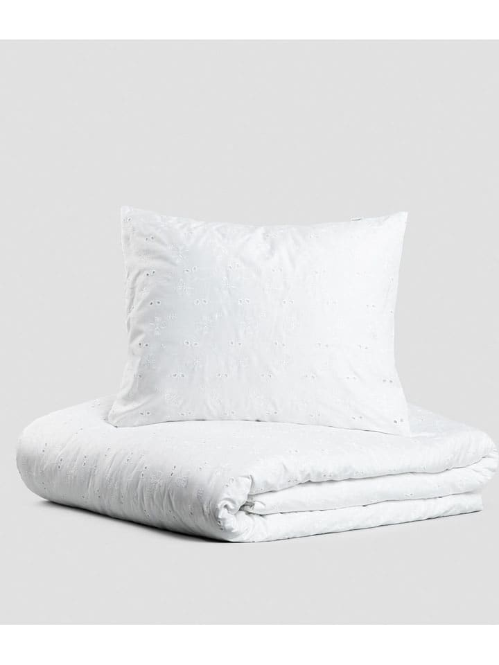 Homla Komplet pościeli "Karumi" w kolorze białym z mikrowłókna - 200 x 140 cm rozmiar: onesize