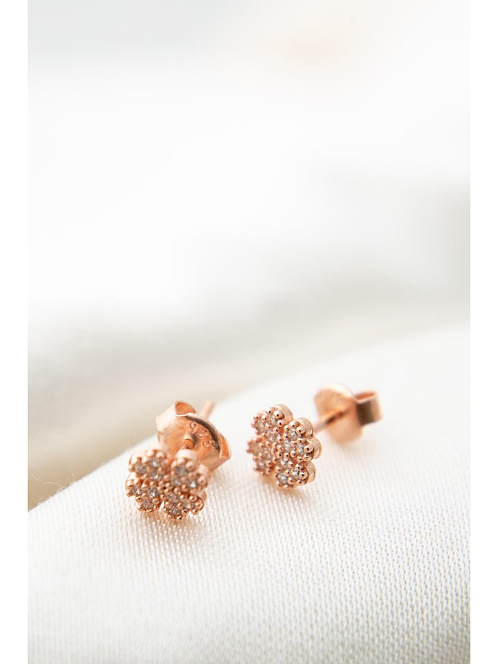 Lodie Silver Srebrne kolczyki-wkrętki z cyrkoniami rozmiar: onesize