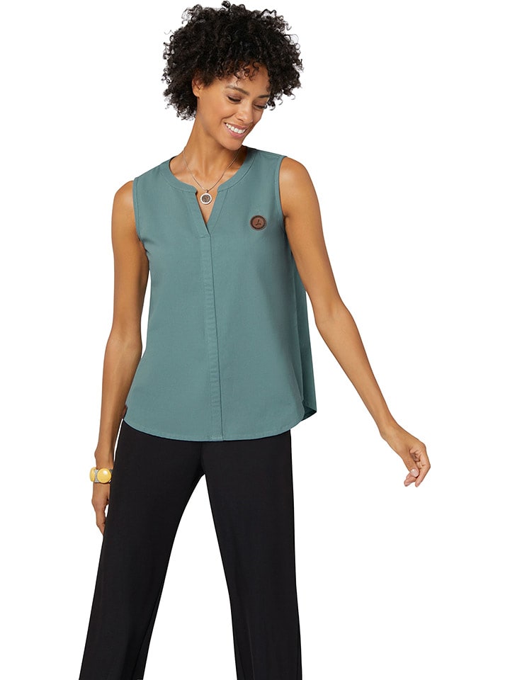 WITT WEIDEN Bluzka w kolorze zielonym rozmiar: 54