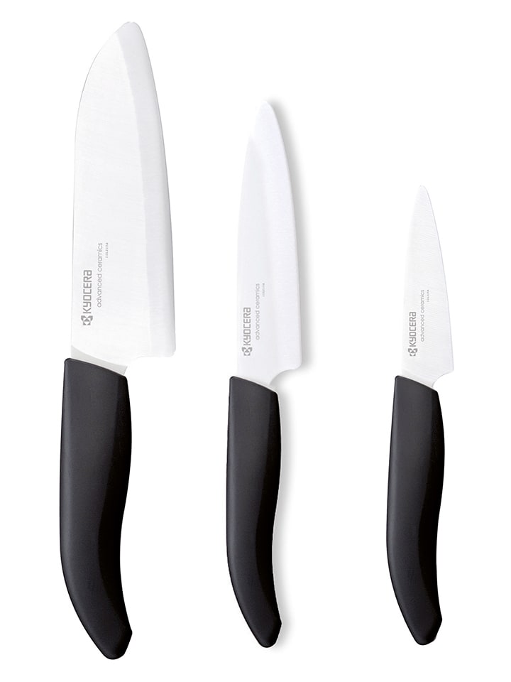 Kyocera 3-częściowy zestaw noży "Gen" w kolorze czarnym rozmiar: onesize