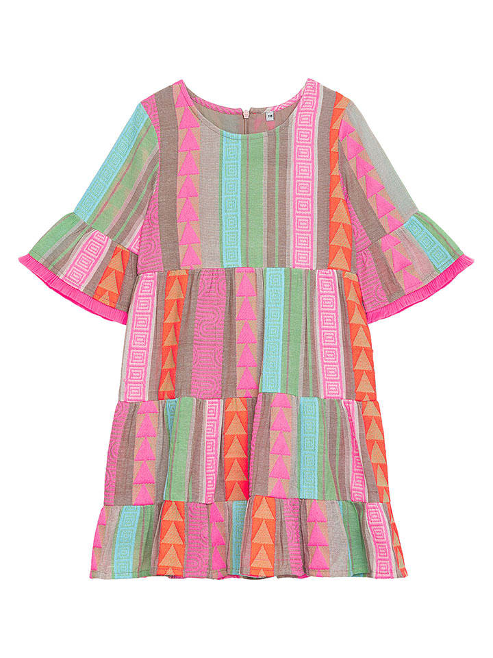 Danamade Sukienka "Dvada" ze wzorem rozmiar: 122