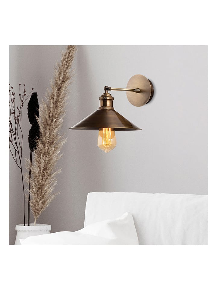 Opviq Lampa ścienna "Sivani" w kolorze miedzianym - 24 x 25 cm rozmiar: onesize