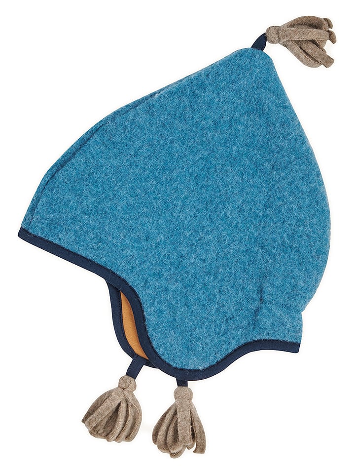 finkid Czapka "Pipo" w kolorze niebieskim rozmiar: 48-50 cm