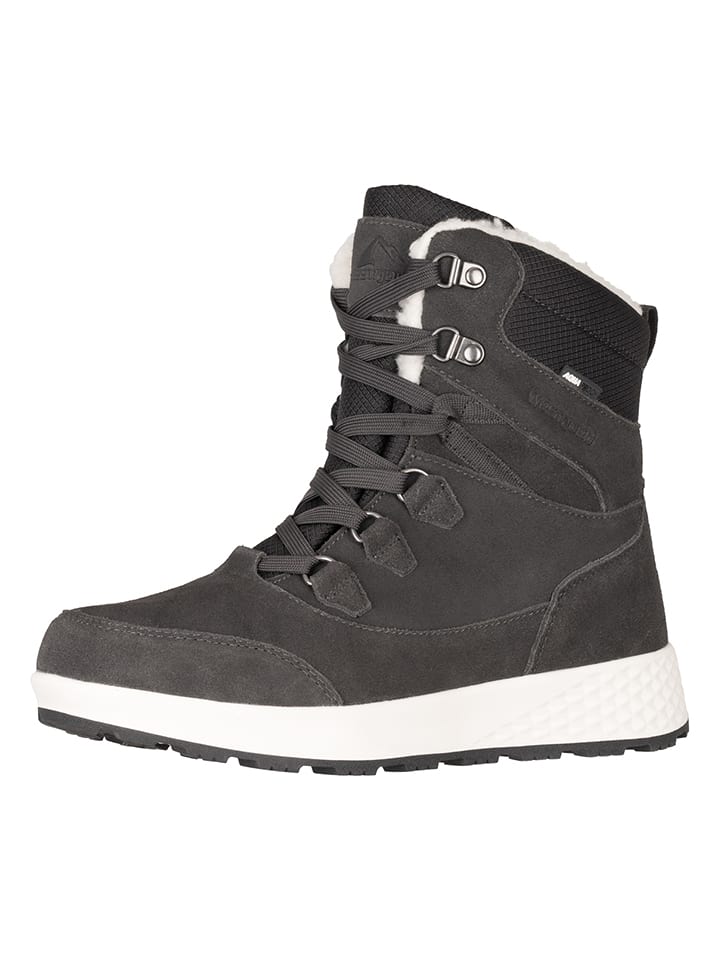 Westfjord Skórzane botki zimowe "Eldfjall" w kolorze szarym rozmiar: 41