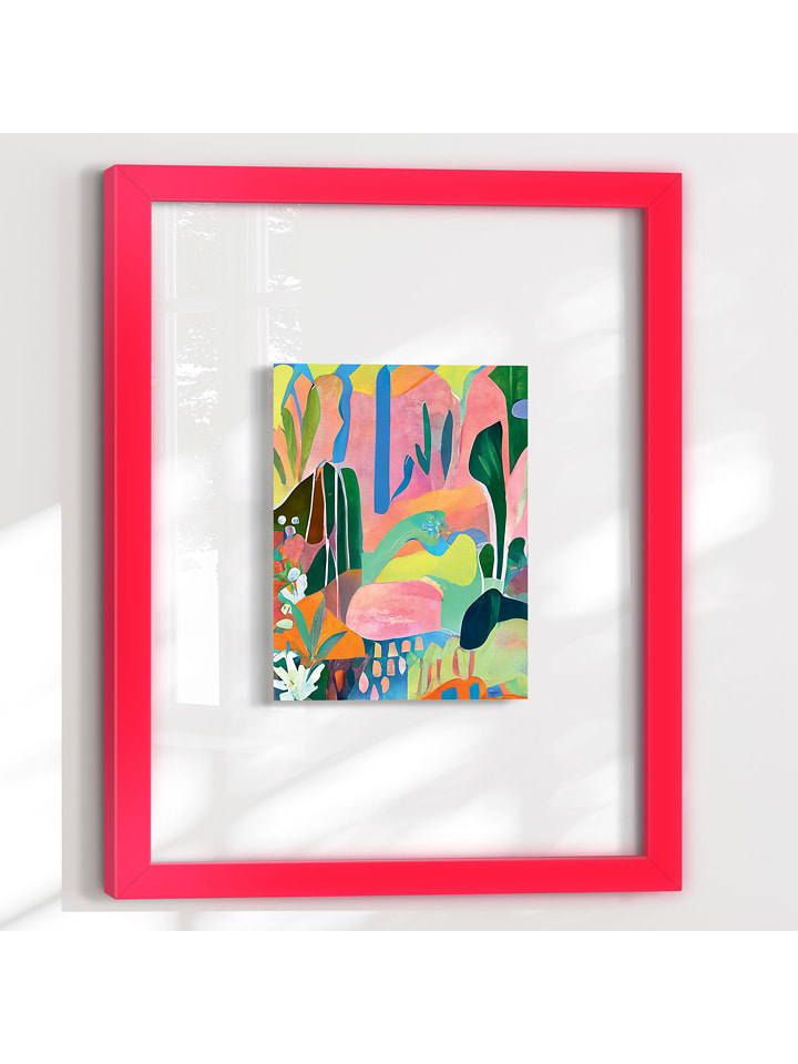 Orangewallz Druk artystyczny "Garden of Eden" w ramce rozmiar: 30x40 cm