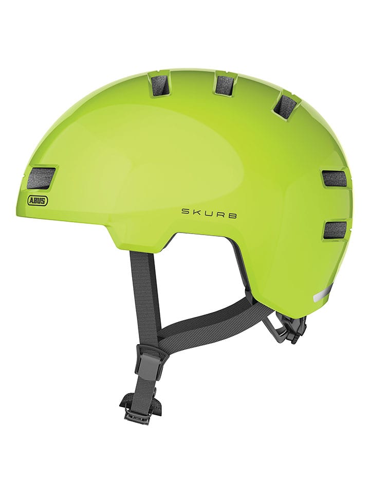 ABUS Kask rowerowy "Skurb" w kolorze żółtym rozmiar: 55-59 cm