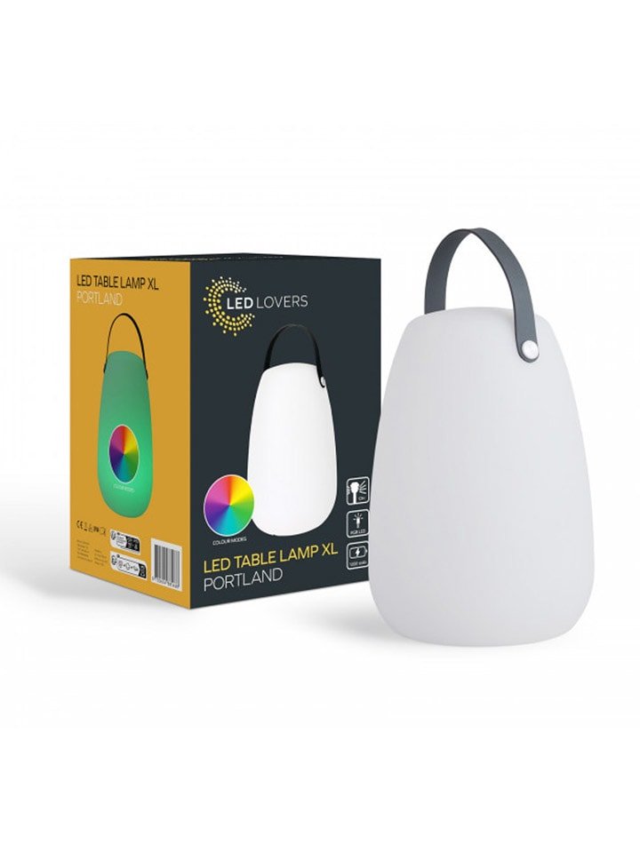 Lifa Living Lampa stołowa LED w kolorze białym - wys. 33 x Ø 23 cm rozmiar: onesize