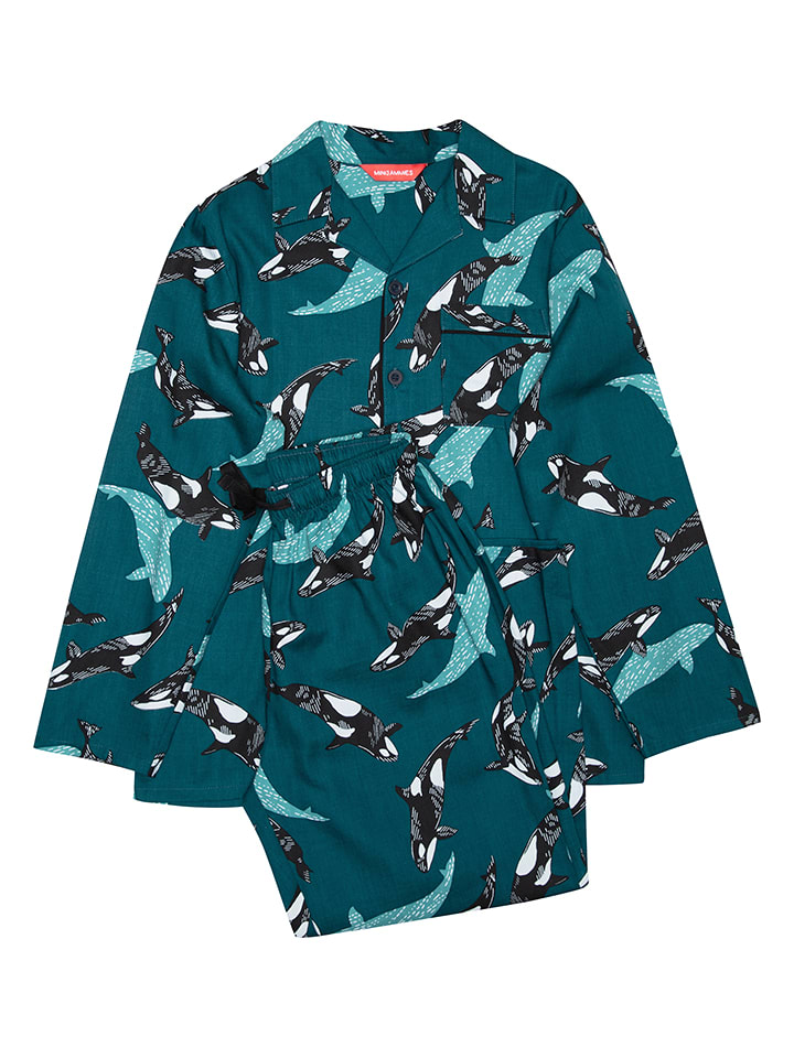 Cyberjammies Piżama "William" w kolorze ciemnozielonym rozmiar: 104/110