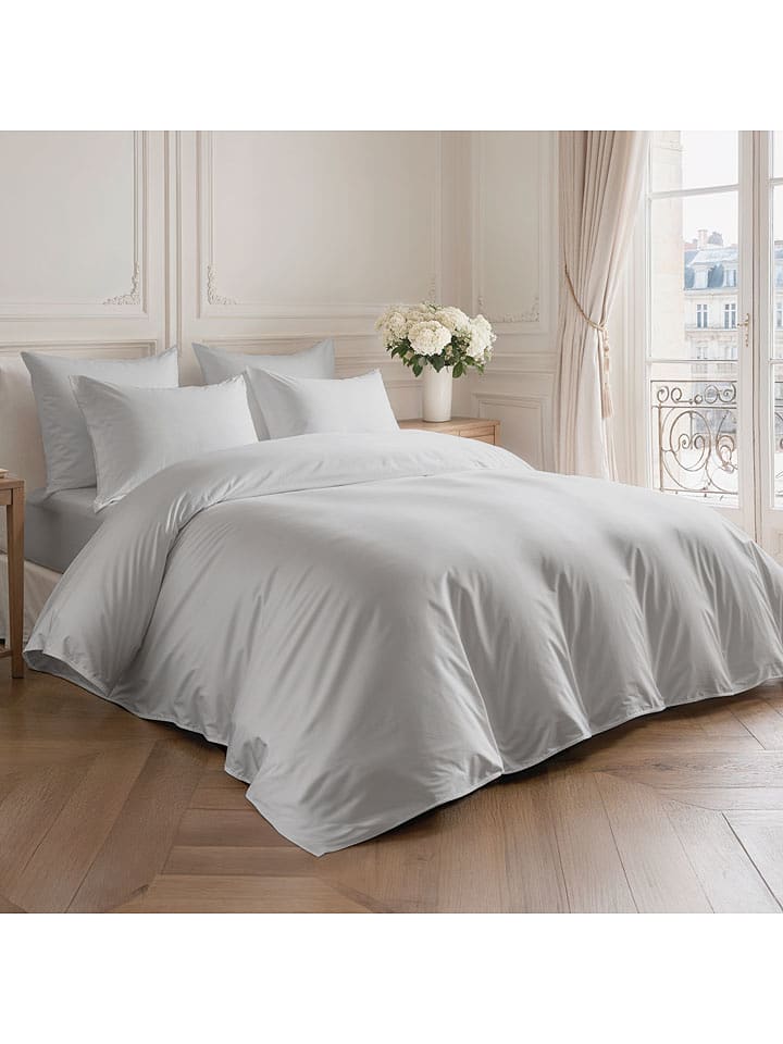 Pierre Cardin Satynowa poszwa w kolorze szarym na kołdrę rozmiar: 260x240 cm