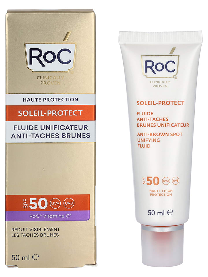 RoC Krem do twarzy "Soleil-Protect Anti-Brown Spot Unifying Fluid" - SPF 50+ - 50 ml rozmiar: onesize