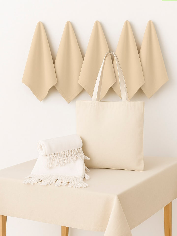 Samimi 9-częściowy zestaw w kolorze beżowym rozmiar: onesize