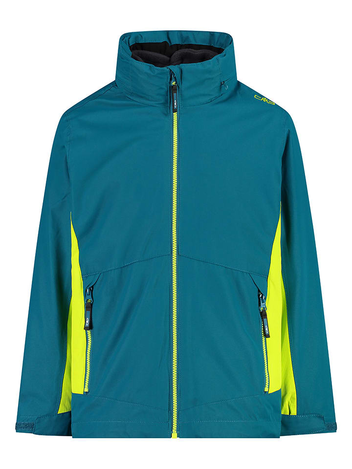 CMP Kurtka funkcyjna 3w1 w kolorze czarno-niebieskim rozmiar: 152