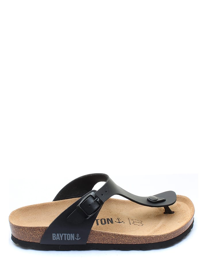BAYTON Japonki "Mercure" w kolorze czarnym rozmiar: 38