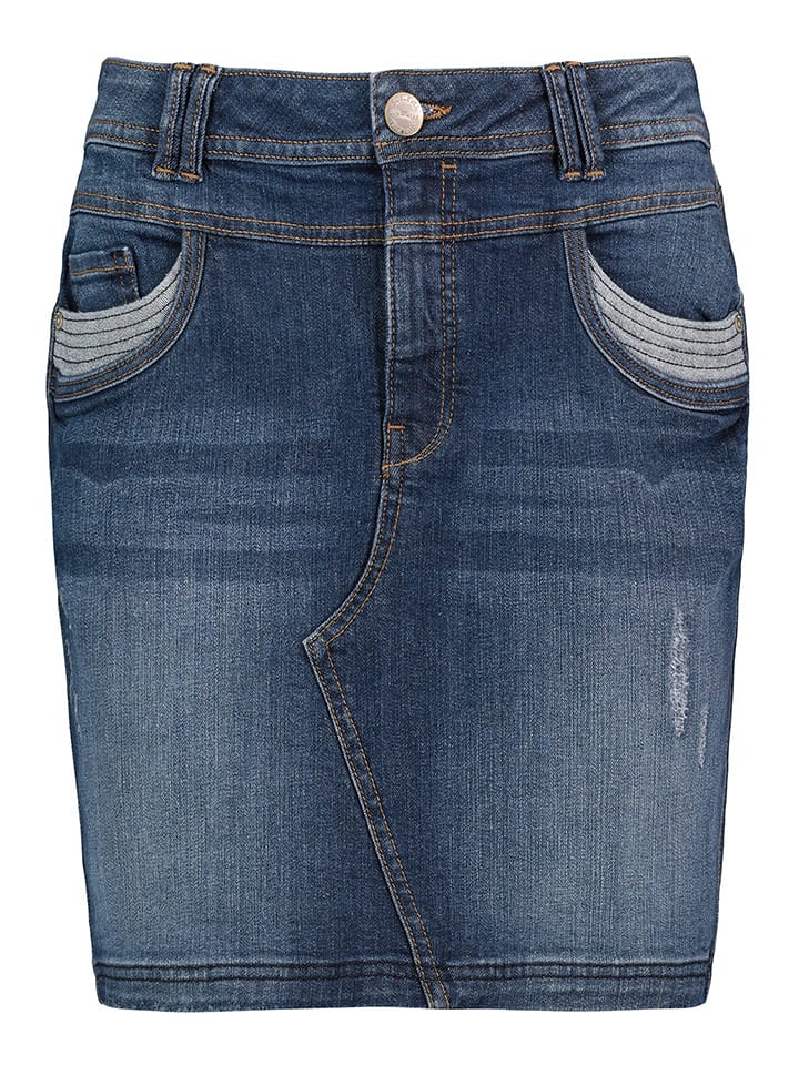 Sublevel Spódnica dżinsowa w kolorze granatowym rozmiar: XS