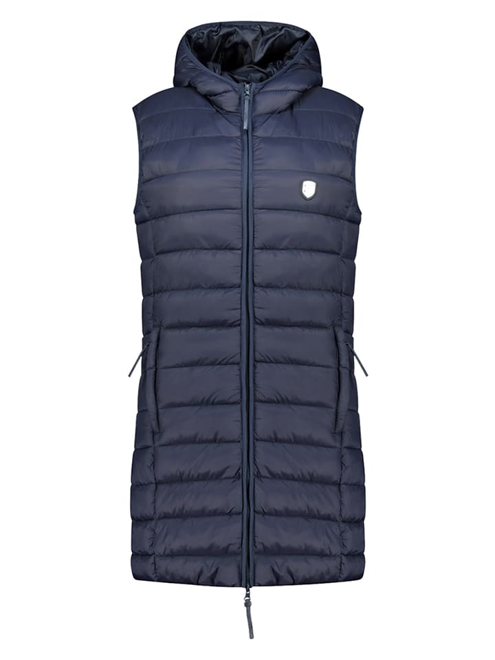 Geographical Norway Kamizelka pikowana "Vatikotal" w kolorze granatowym rozmiar: XXL